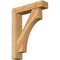 Ekena Millwork Westlake Block Rough Sawn Bracket w/ Offset Brace, Western Red Cedar, 6"W x 26"D x 34"H BKT0604X26X34WTL05RWR - alternate 1